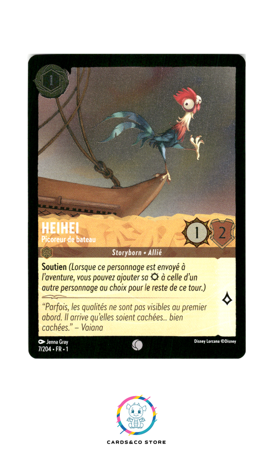 Heihei, Picoreur de bateau - 7/204 - Commune - Brillante
