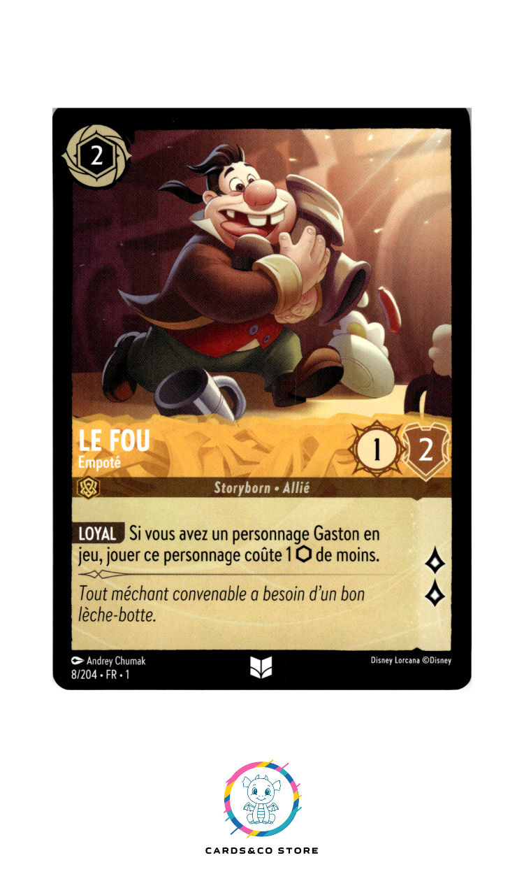 Le Fou, Empoté - 8/204 - Peu commune