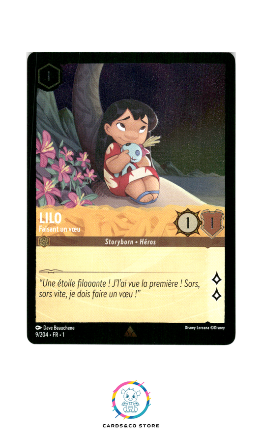 Lilo, Faisant un vœu - 9/204 - Rare - Brillante