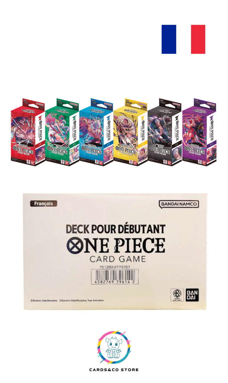 one piece card game st15 One Piece - Display de 6 Deck de Démarrage OP09 - ST15 à ST20