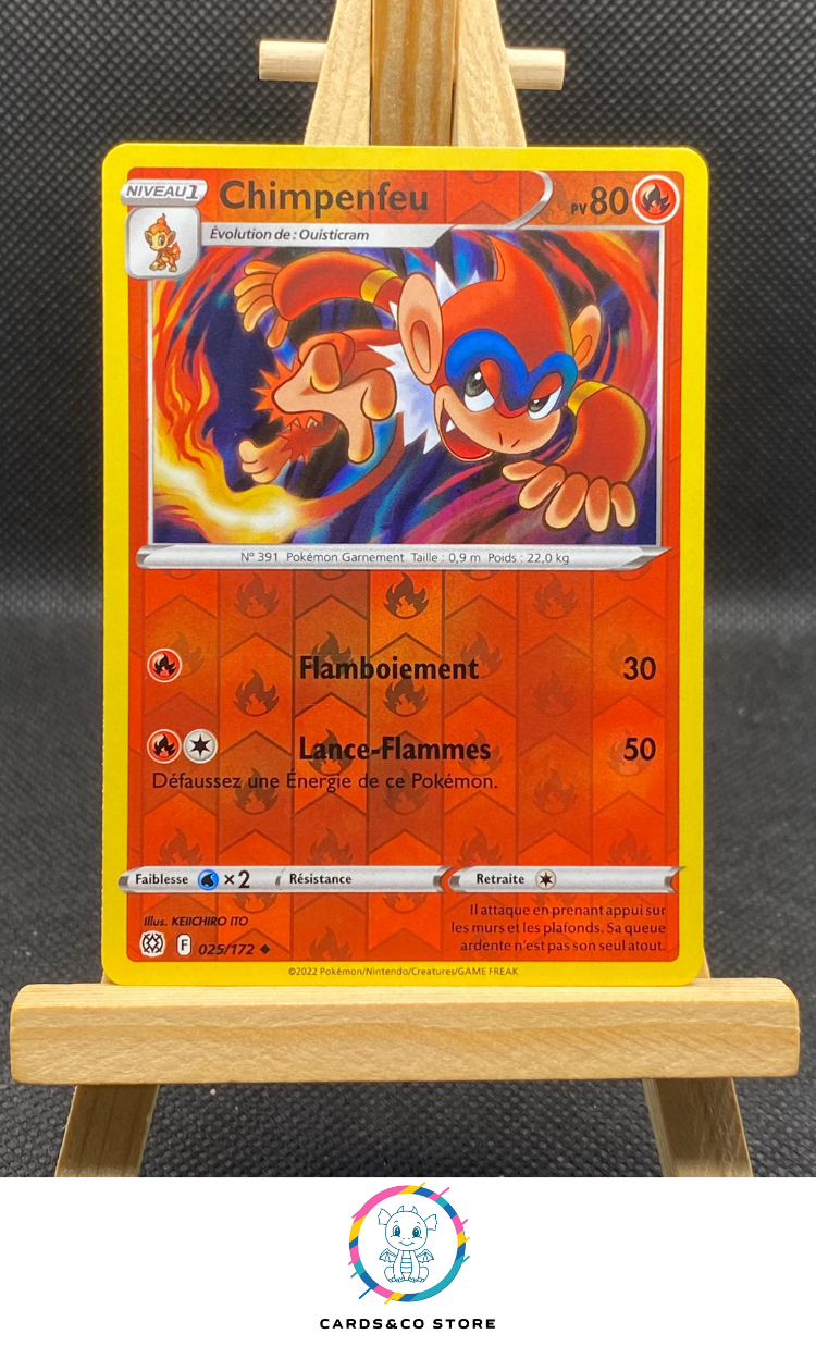 2022 - EB09 - Brilliant Stars - 025/172 - Monferno Reverse