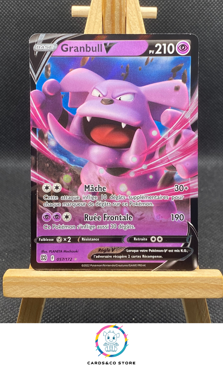 granbull v pokemon card value 2022 - EB09 - Stars Étincelantes - 057/172 - Granbull V