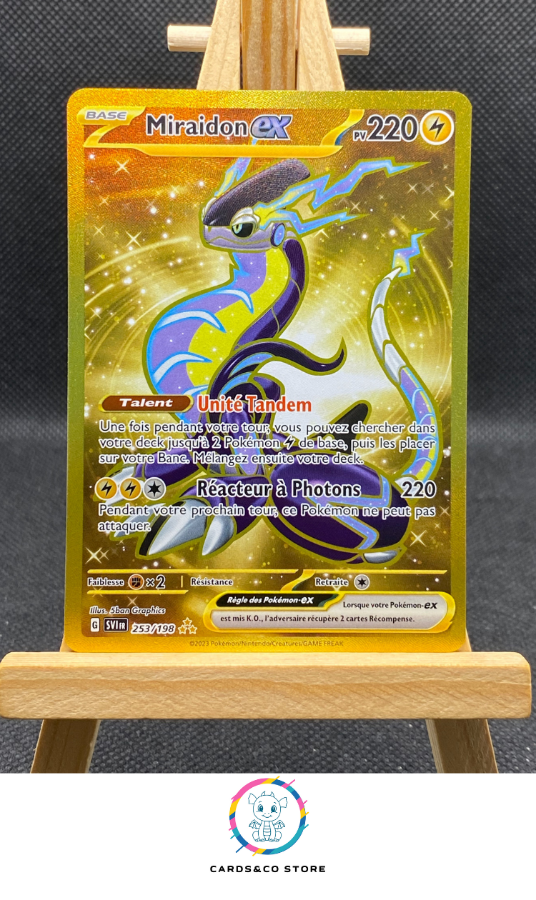 2023 - EV1 Ecarlate et Violet SV1 FR - 253/198 - Miraidon ex - FR Cards&co Store 2023 - EV1 Ecarlate et Violet SV1 FR - 253/198 - Miraidon ex - FR Cards&co Store