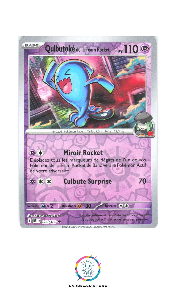 Qulbutoké de la Team Rocket SVP203 - EV10 Rivalités Destinées (Promo ETB) Pokémon FR - Collection Qulbutoké de la Team Rocket SVP203 - EV10 Rivalités Destinées (Promo ETB) Pokémon FR - Collection