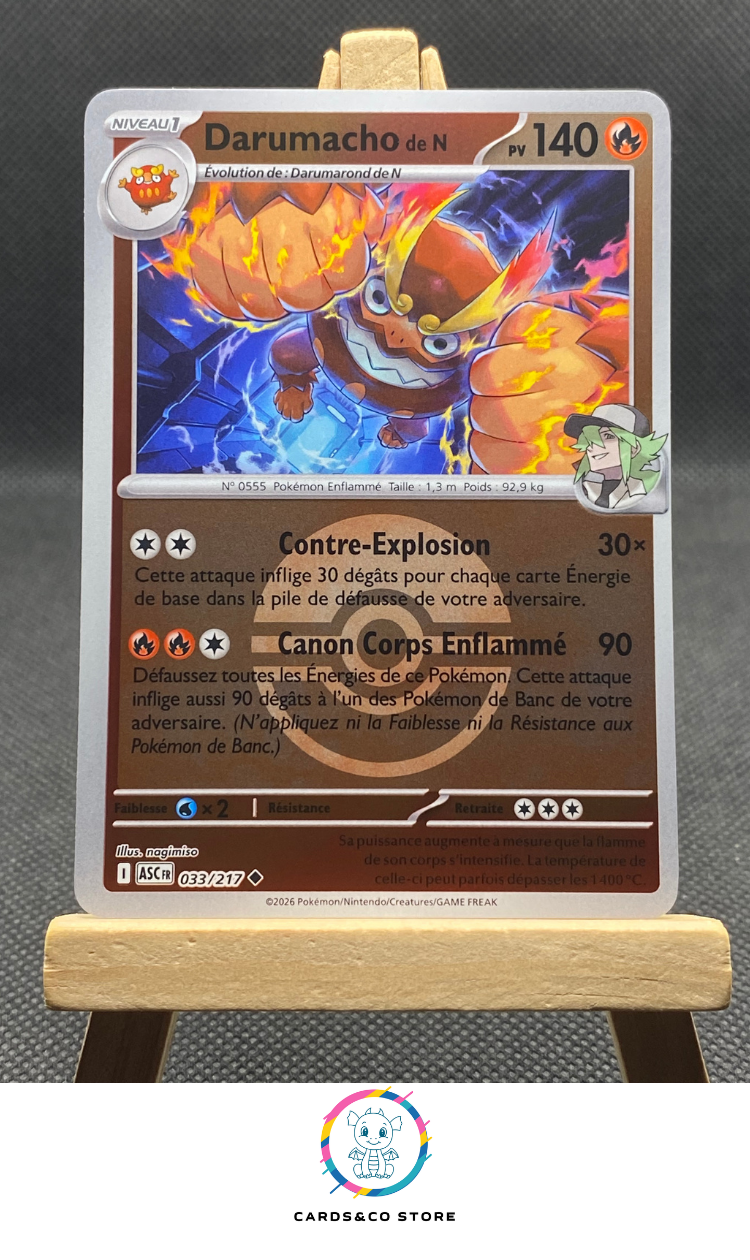 ME2.5 - Héros Transcendants - 033/217 - Darumacho de N Reverse PokeBall - FR