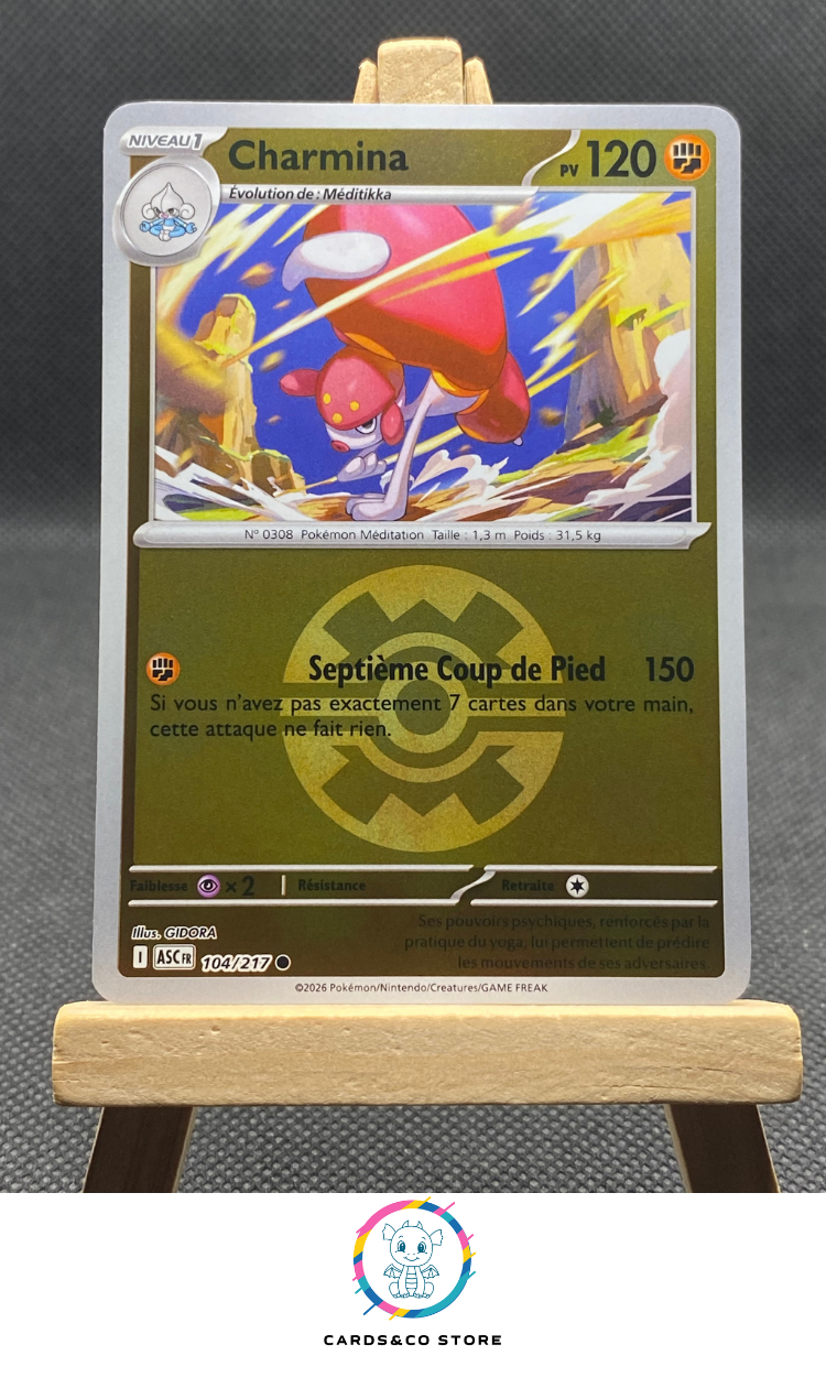 ME2.5 - Héros Transcendants - 104/217 - Charmina Reverse Quick Ball - FR