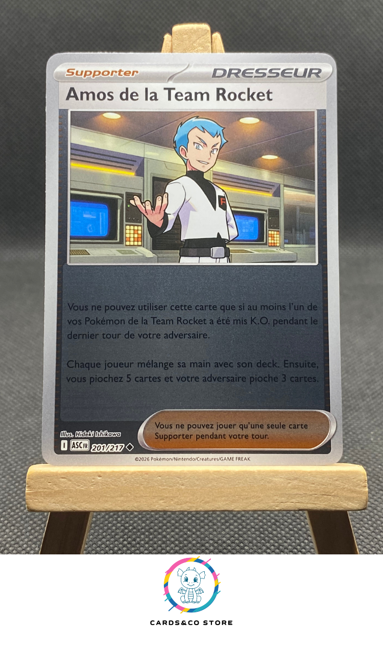 ME2.5 - Héros Transcendants - 201/217 - Amos de la Team Rocket Reverse - FR