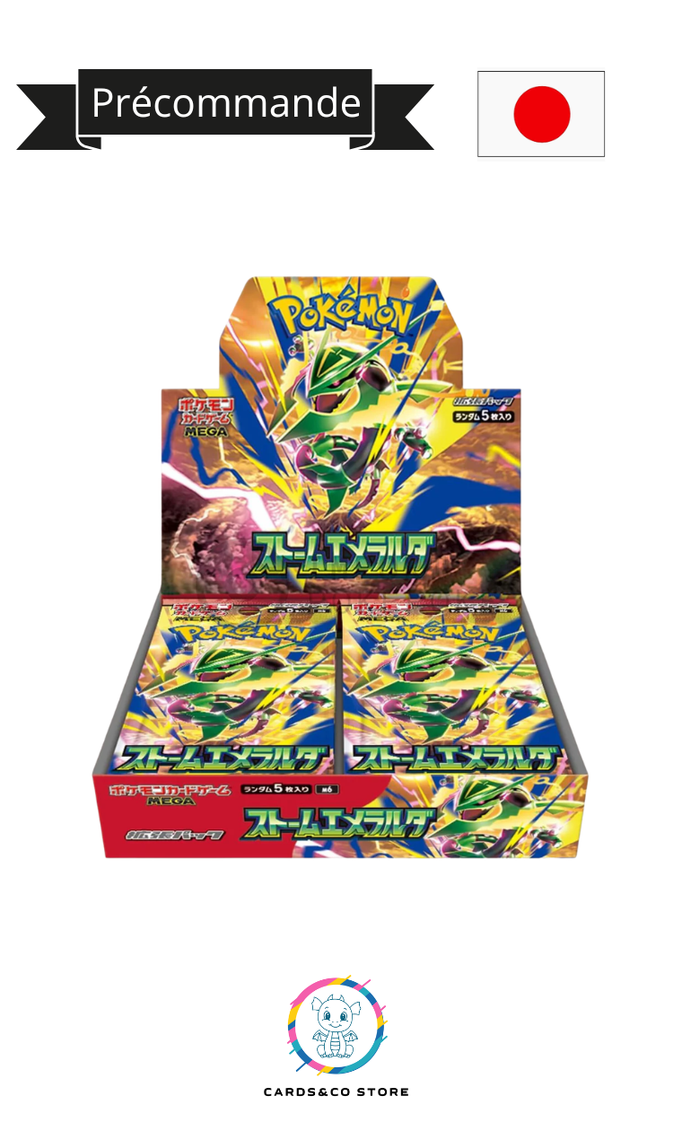 Pokemon - Display de 30 boosters - Storm Emeralda M6 - JPN