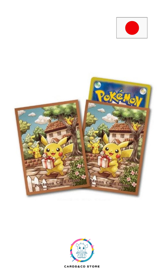 Pokemon - 64 Sleeves Pokemon Center - Cadeau de Pikachu - JPN - 2