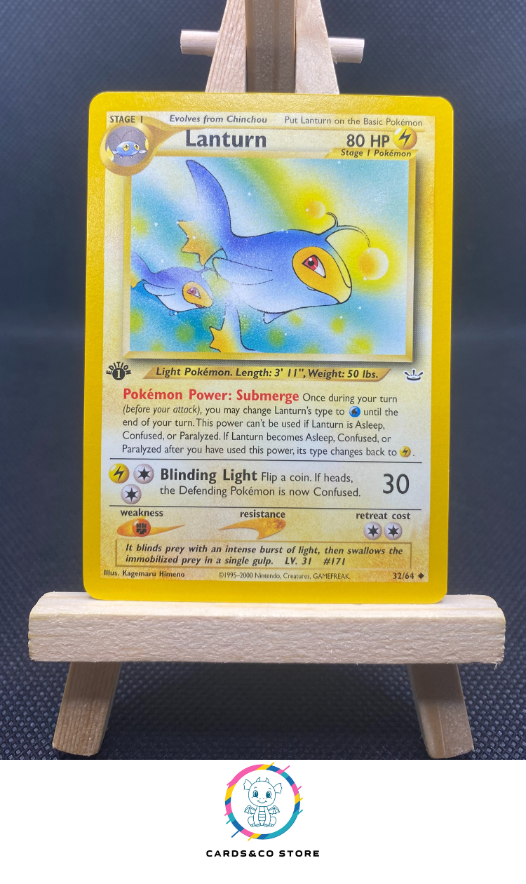 2001 - Neo Revelation - 1st Ed. (EN) - 32/64 - Lanturn - NM - US Cards&co Store 2001 - Neo Revelation - 1st Ed. (EN) - 32/64 - Lanturn - NM - US Cards&co Store