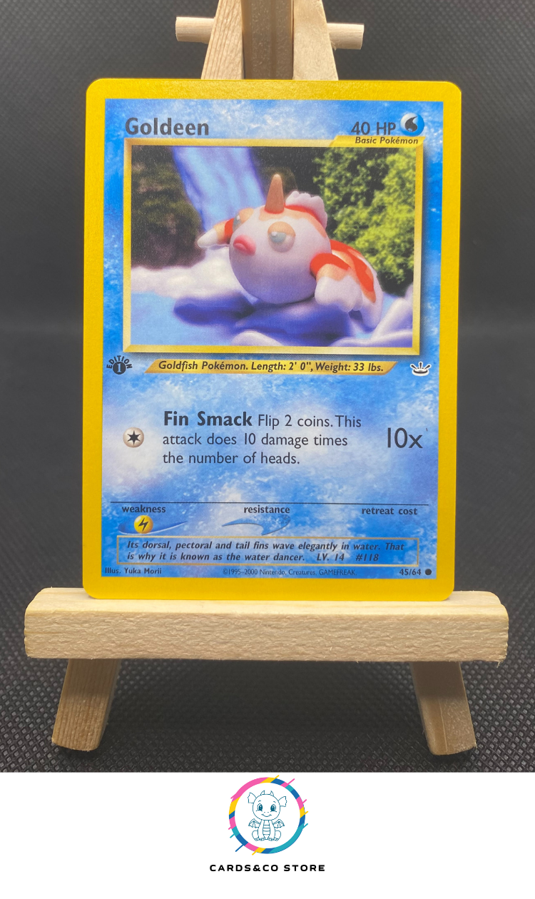 2001 - Neo Revelation - 1st Ed. (EN) - 45/64 - Goldeen - NM - US Cards&co Store 2001 - Neo Revelation - 1st Ed. (EN) - 45/64 - Goldeen - NM - US Cards&co Store