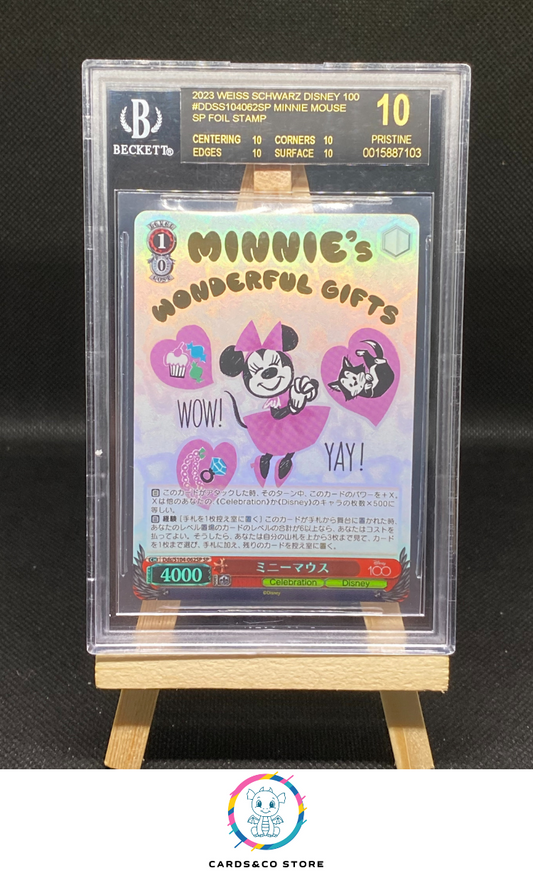 2023 - Disney 100 - Weiss Schwarz - DDS/S104-062SP - Minnie Mouse - BGS 10 Black Label - JPN