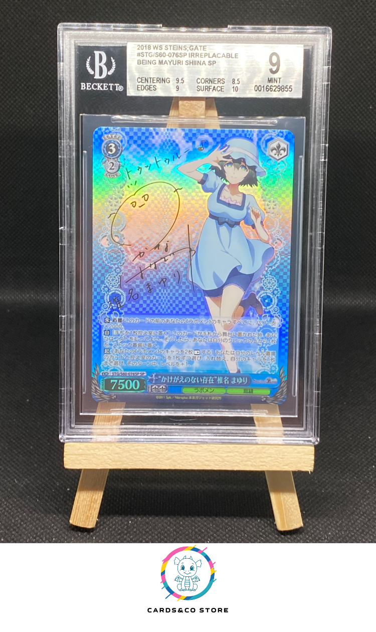 2018 - Steins Gate - Weiss Schwarz - STG/S60-076SP - Signed - Irreplacable being Mayuri Shina - BGS 9 - JPN