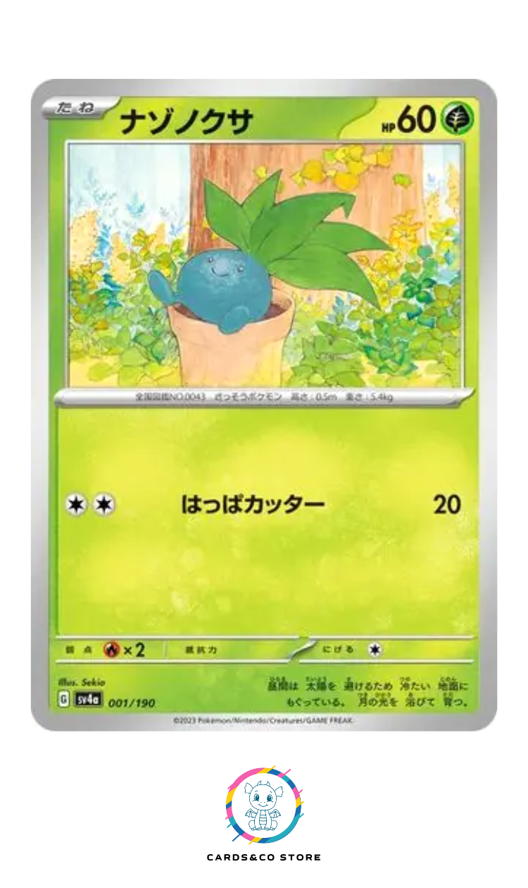 2023 - sv4a - 001/190 - Oddish - JPN