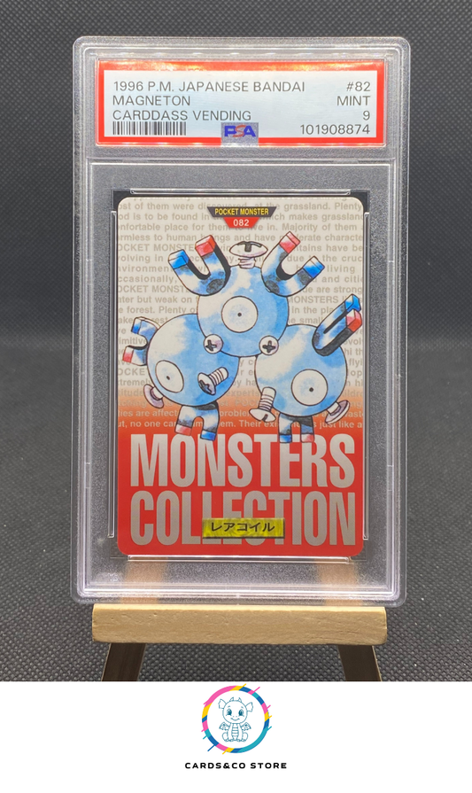 Red Carddass Monsters Collection - No.082 - Magneton - JPN - PSA 9