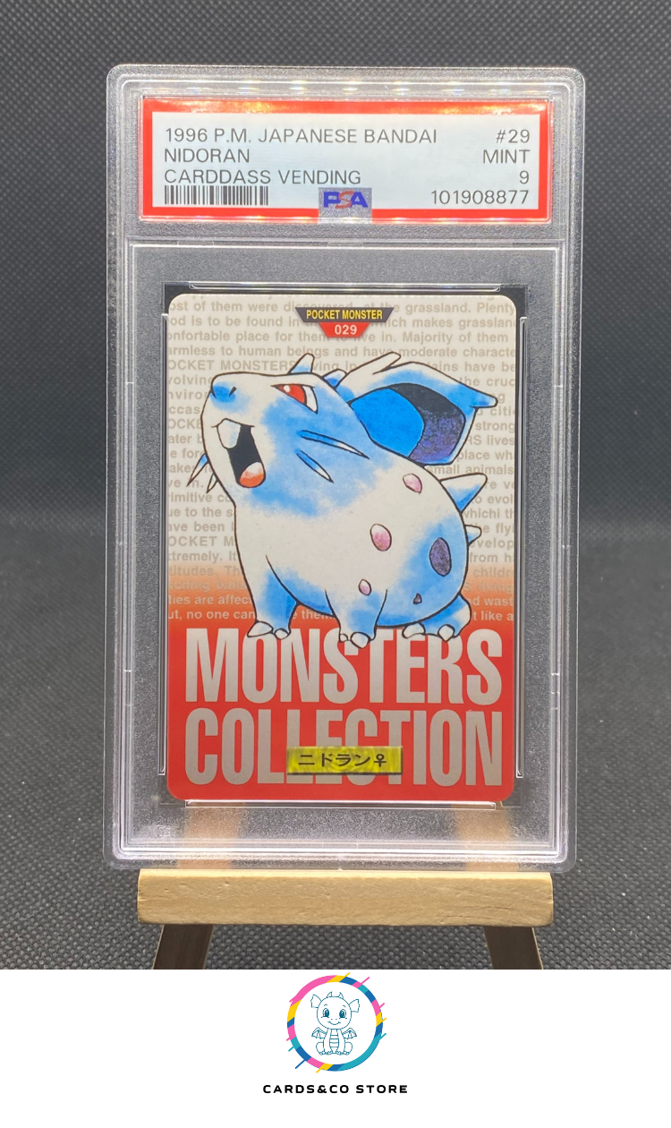 Red Carddass Monsters Collection - No.029 - Nidoran - JPN - PSA 9