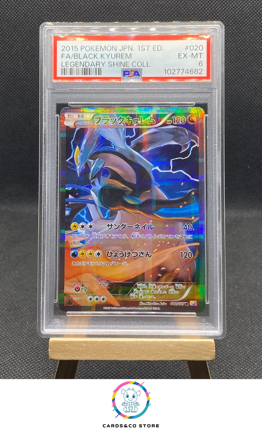 Legendary Shine Collection 1st Ed. - CP2 - Black Kyurem 020/027 - JPN - PSA 6