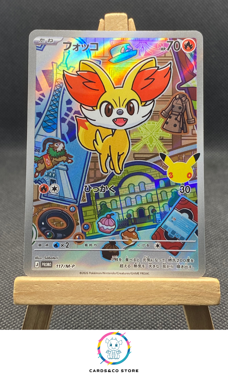 M-P Promo 30th Celebration - 117/M-P - Fennekin - JPN