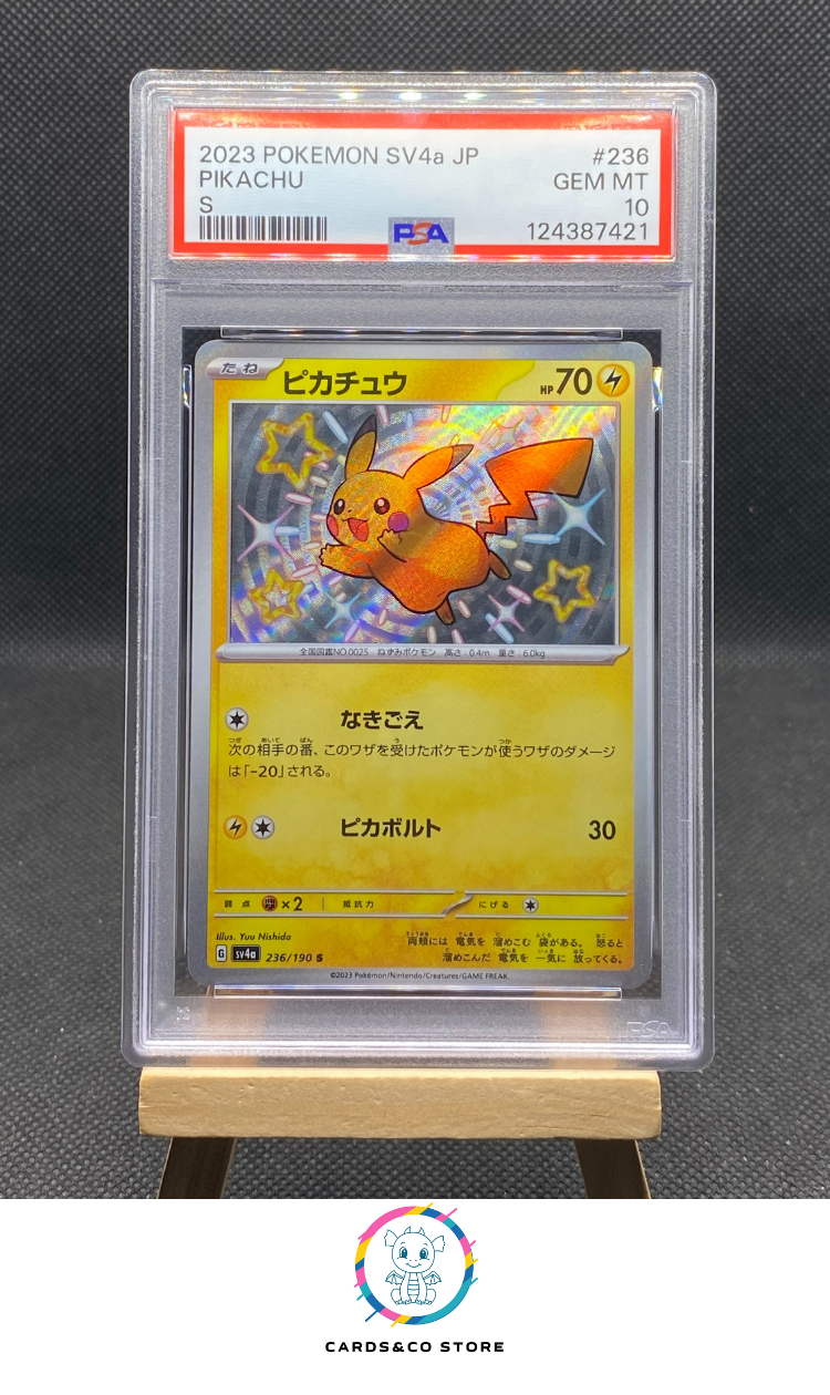 Shiny Treasure Ex sv4a - Pikachu 236/190 S - JPN - PSA 10