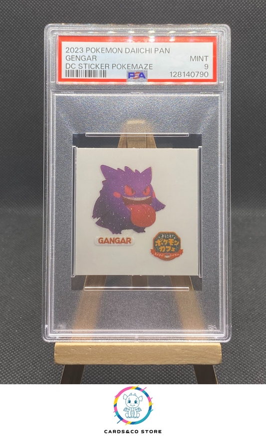 Daiichi Pan DC Stickers Pokemaze - Gengar - JPN - PSA 9