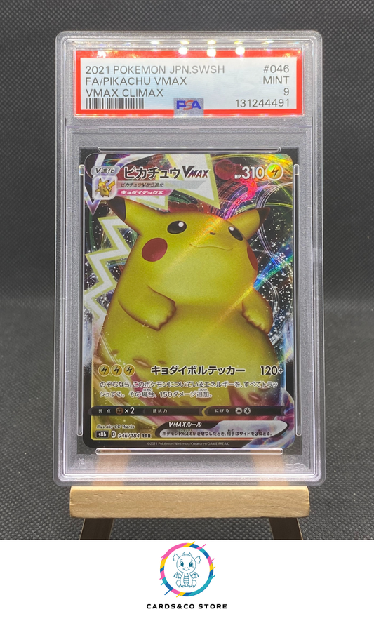 s8b Vmax Climax - Pikachu VMAX 046/184 RRR - JPN - PSA 9