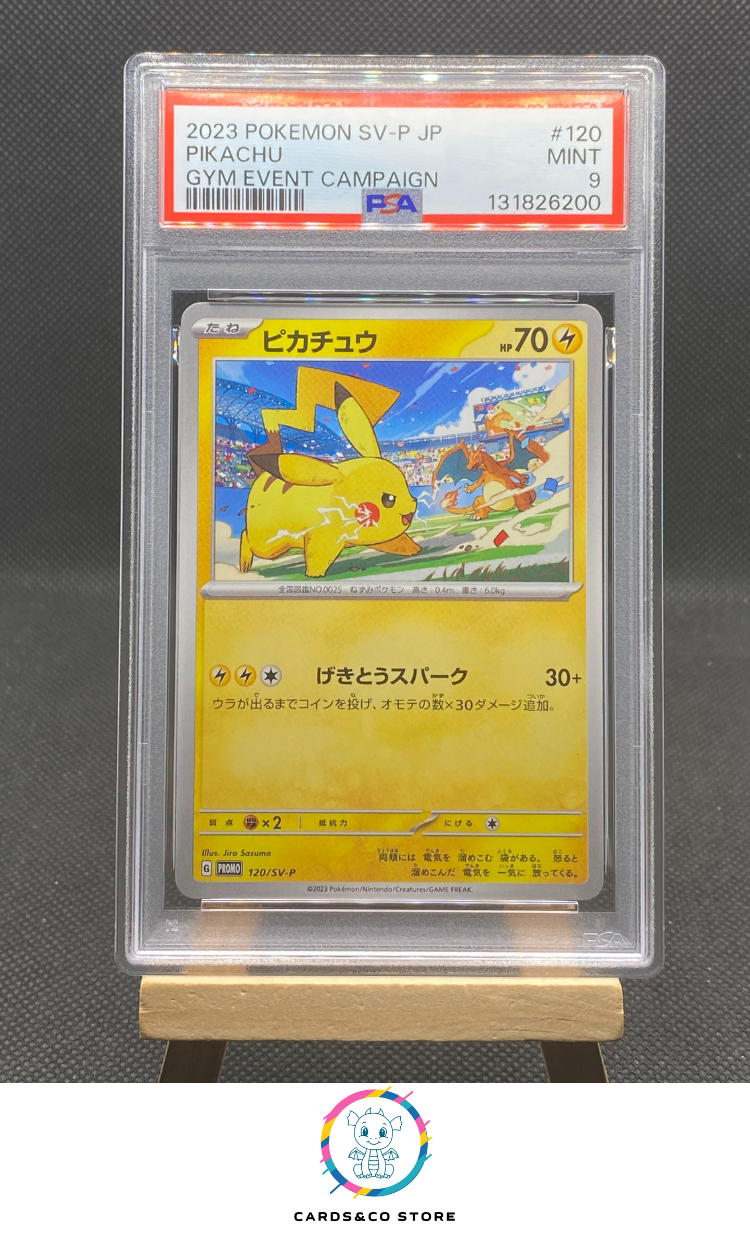Promo Gym Event - Pikachu 120/SV-P - JPN - PSA 9