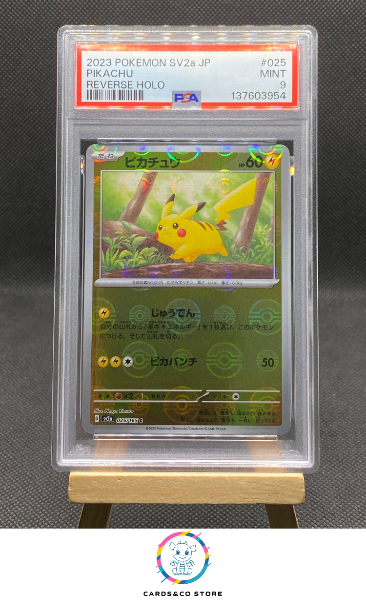 sv2a 151 - Pikachu Pokeball 025/165 - JPN - PSA 9