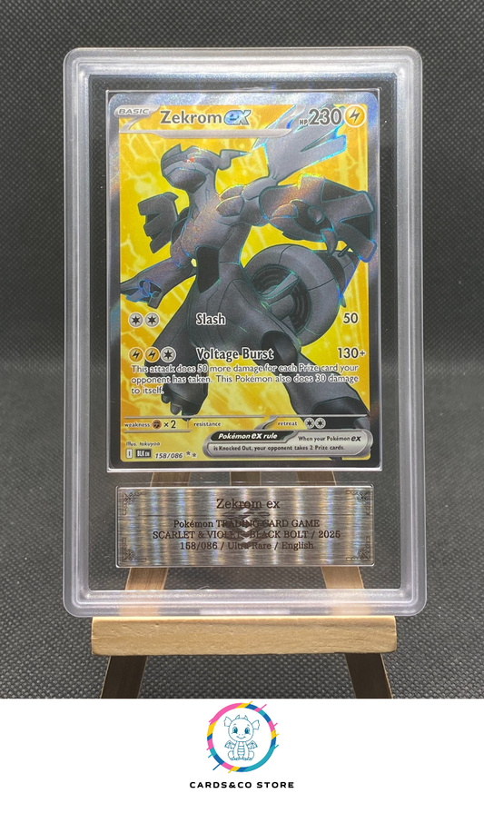 Black Bolt - Zekrom ex 158/086 - US - ARS 9