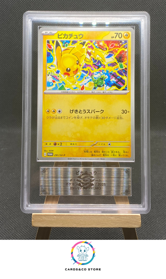 Promo Pokemon Card Gym - Pikachu 291/SV-P - JPN - ARS 10
