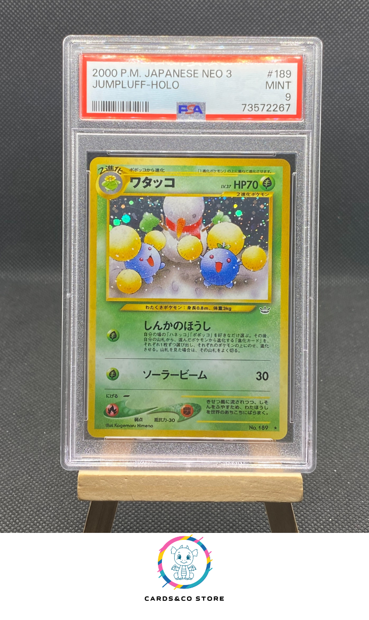 Neo 3 - Jumpluff Holo No.189 - JPN - PSA 9