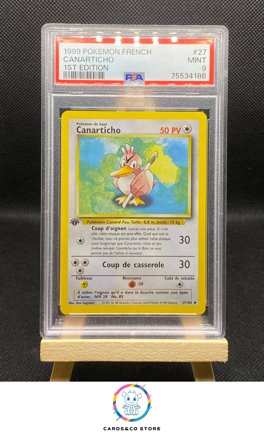 1999 - Set de Base Edition 1 - Canarticho 27/102 - FR - PSA 9