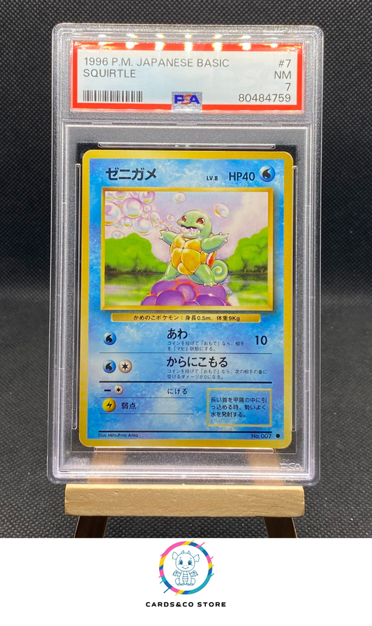 Basic Set - Squirtle No.007 - JPN - PSA 7