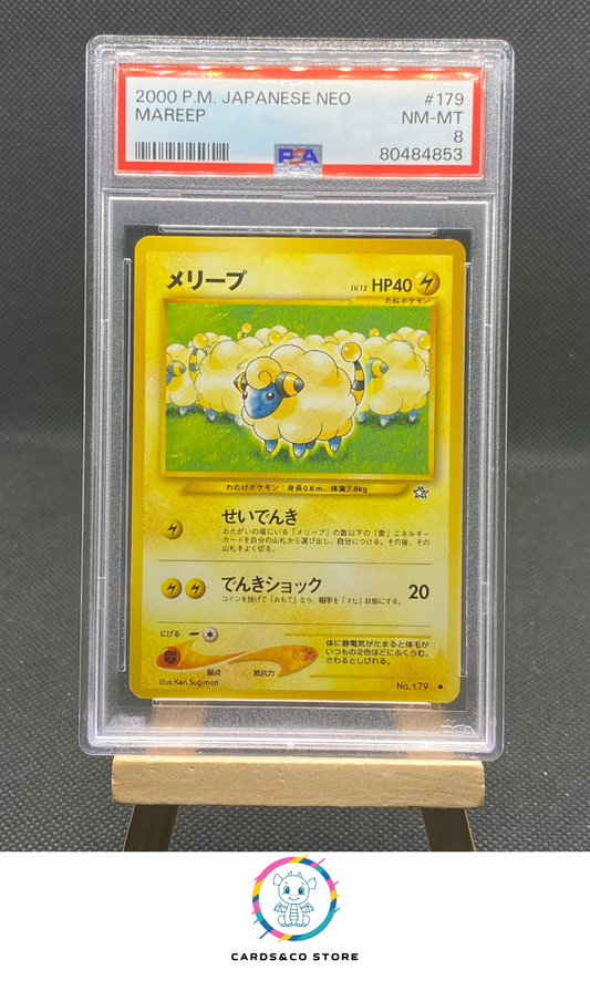 Neo Gold, Silver, to a New World... - Mareep No.179 - JPN - PSA 8