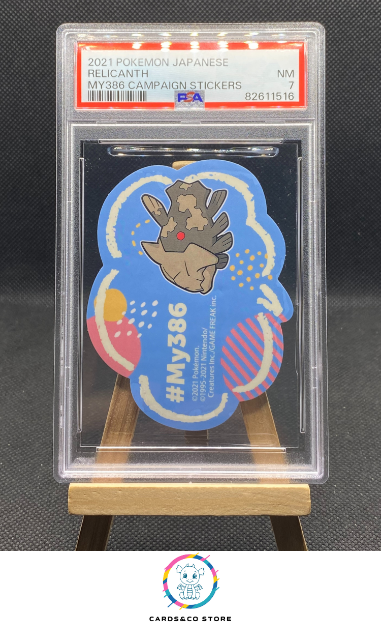 My386 Campaign Stickers - Relicanth - JPN - PSA 7
