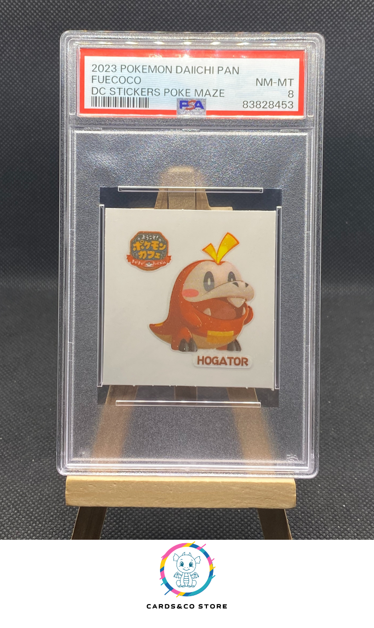 Daiichi Pan DC Stickers Poke Maze - Fuecoco - JPN - PSA 8