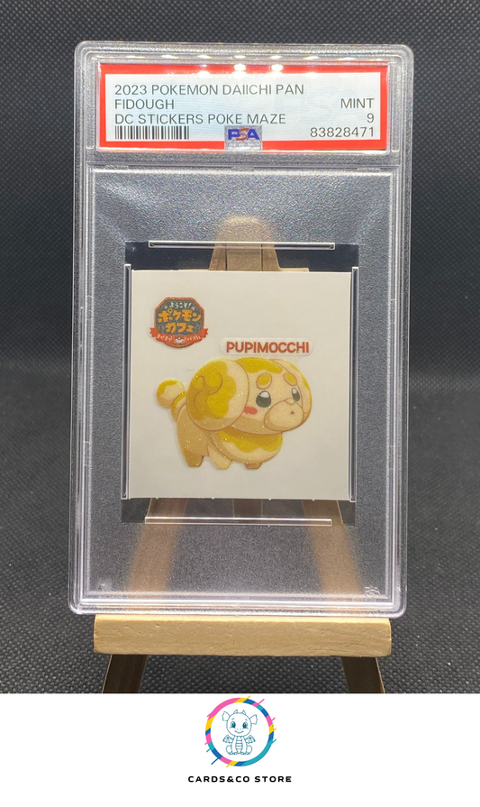 2023 - Daiichi Pan DC Stickers Poke Maze - Fidough - JPN - PSA 9