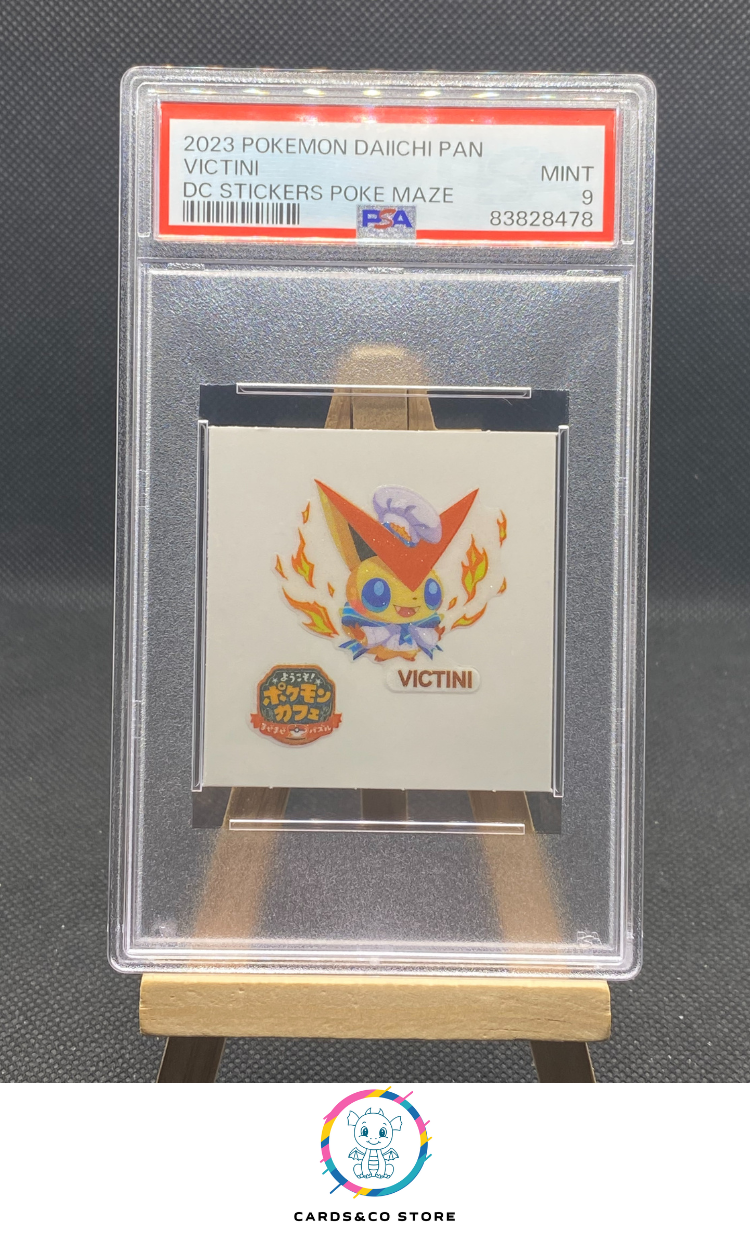 Daiichi Pan DC Stickers Poke Maze - Victini - JPN - PSA 9