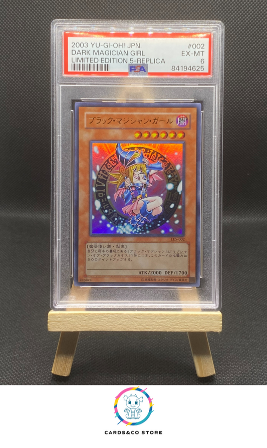 2003 - Yu-Gi-Oh! - Limited Edition 5 - Replica - Dark Magician Girl #002 - JPN - PSA 6