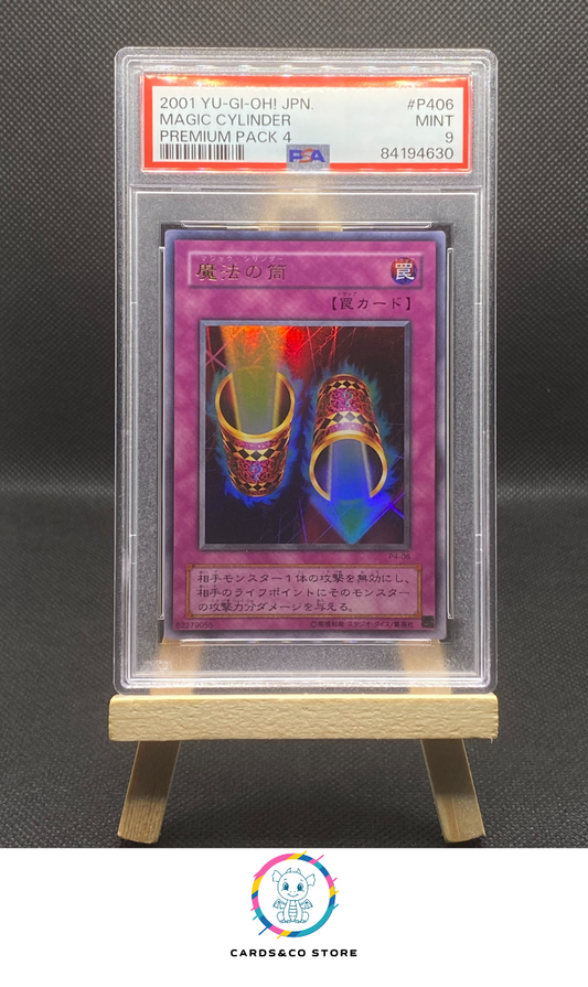 2001 - Yu-Gi-Oh! - Premium Pack 4 - Magic Cylinder #P406 - JPN - PSA 9