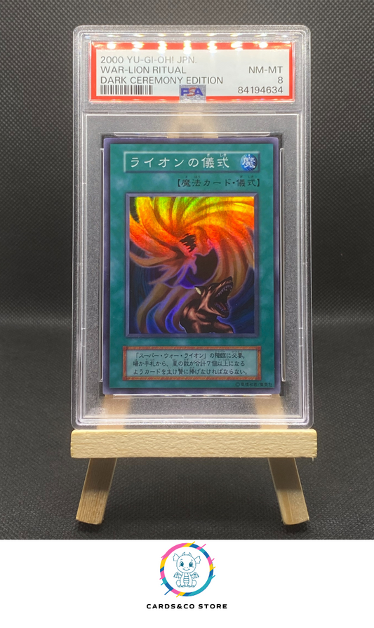 2000 - Yu-Gi-Oh! - Dark Ceremony Edition - War-Lion Ritual - JPN - PSA 8