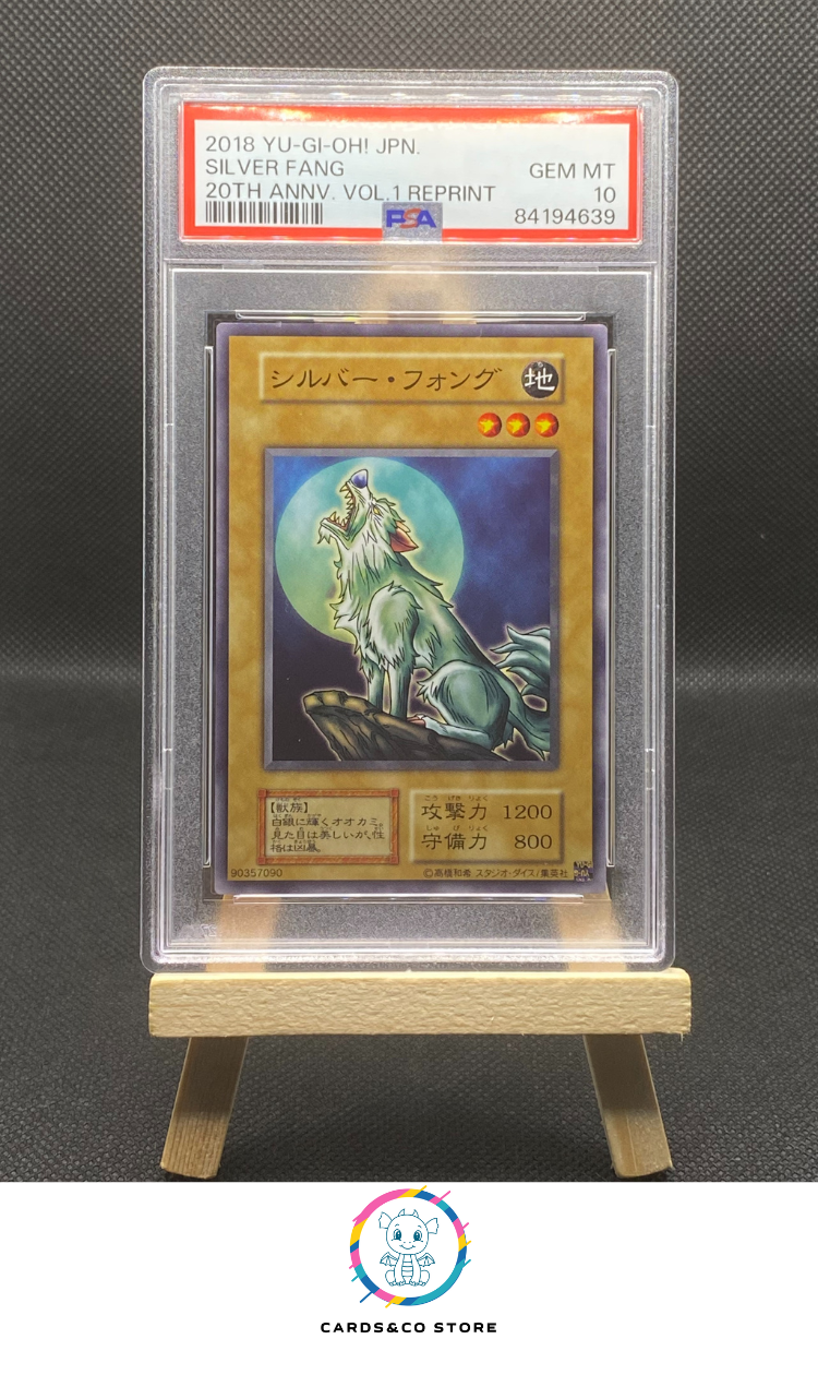 2018 - Yu-Gi-Oh! - 20th Annv. Vol 1 Reprint - Silver Fang - JPN - PSA 10