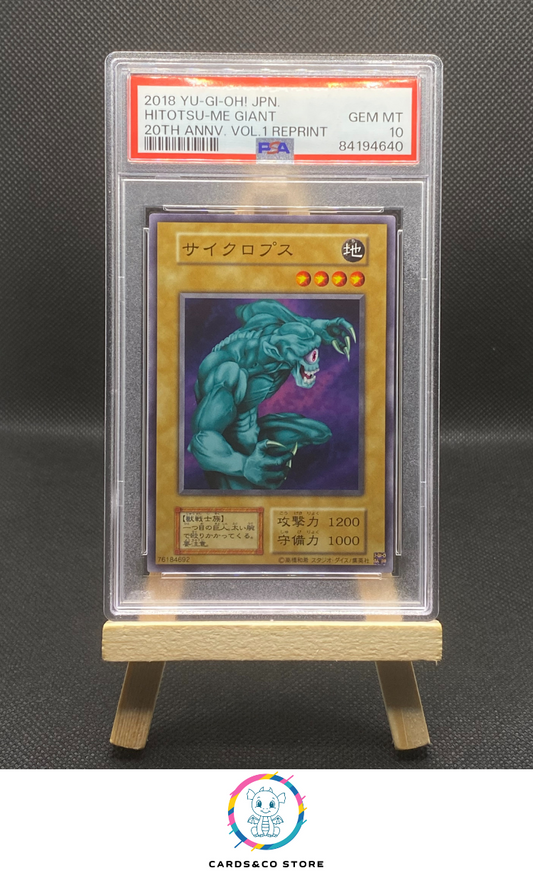 2018 - Yu-Gi-Oh! - 20th Annv. Vol 1 Reprint - Hitotsu-Me Giant - JPN - PSA 10