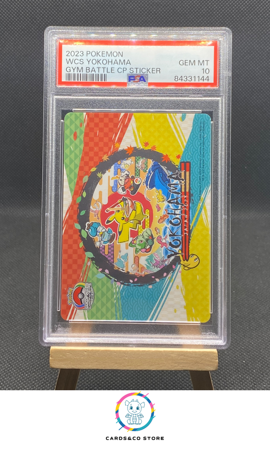 Gym Battle CP Sticker - WCS Yokohama - JPN - PSA 10