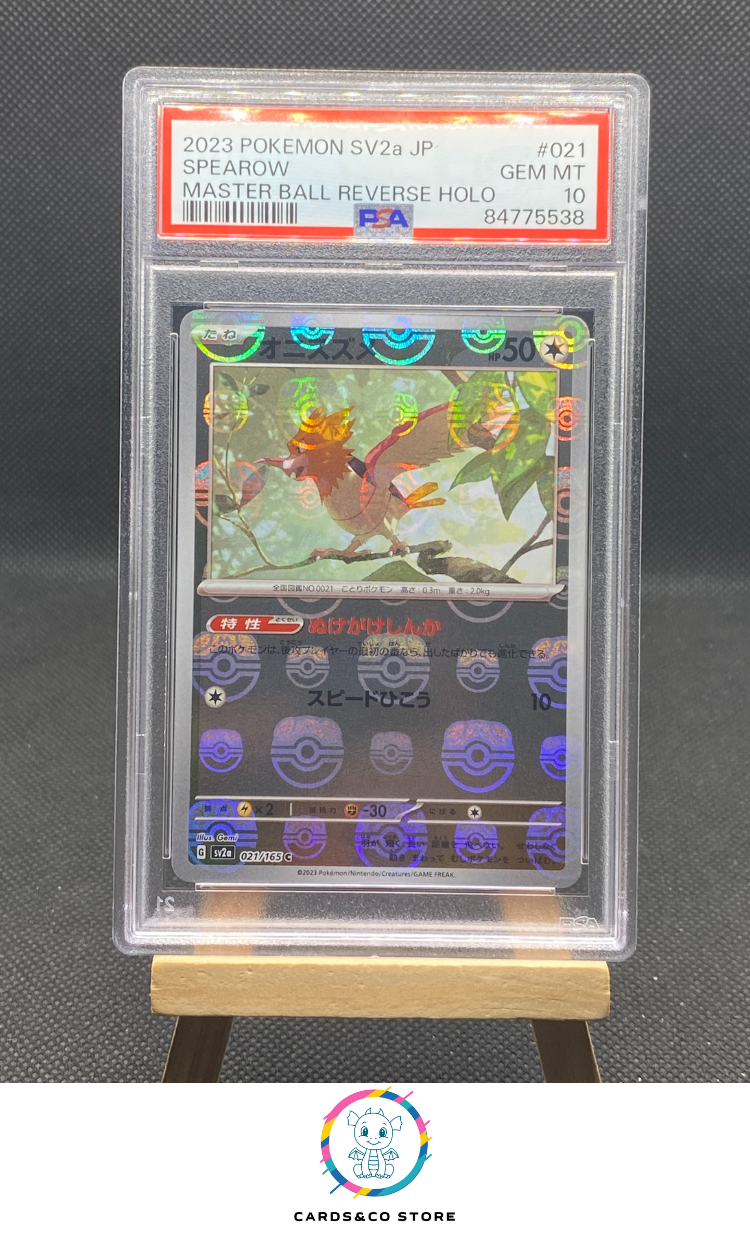 151 sv2a - Spearow Master Ball 021/165 - JPN - PSA 10