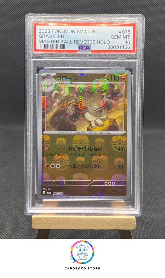 151 sv2a - Graveler Master Ball 075/165 - JPN - PSA 10
