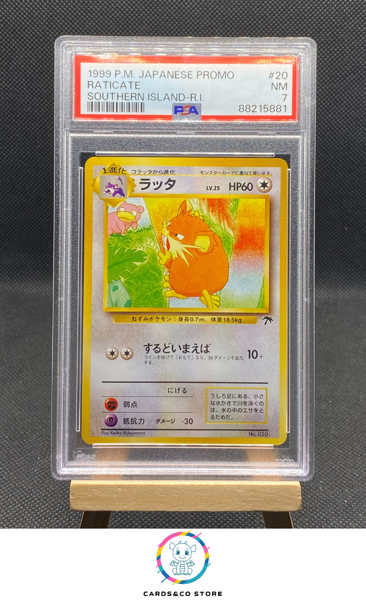 Promo Southern Islands - Raticate No.020 - JPN - PSA 7