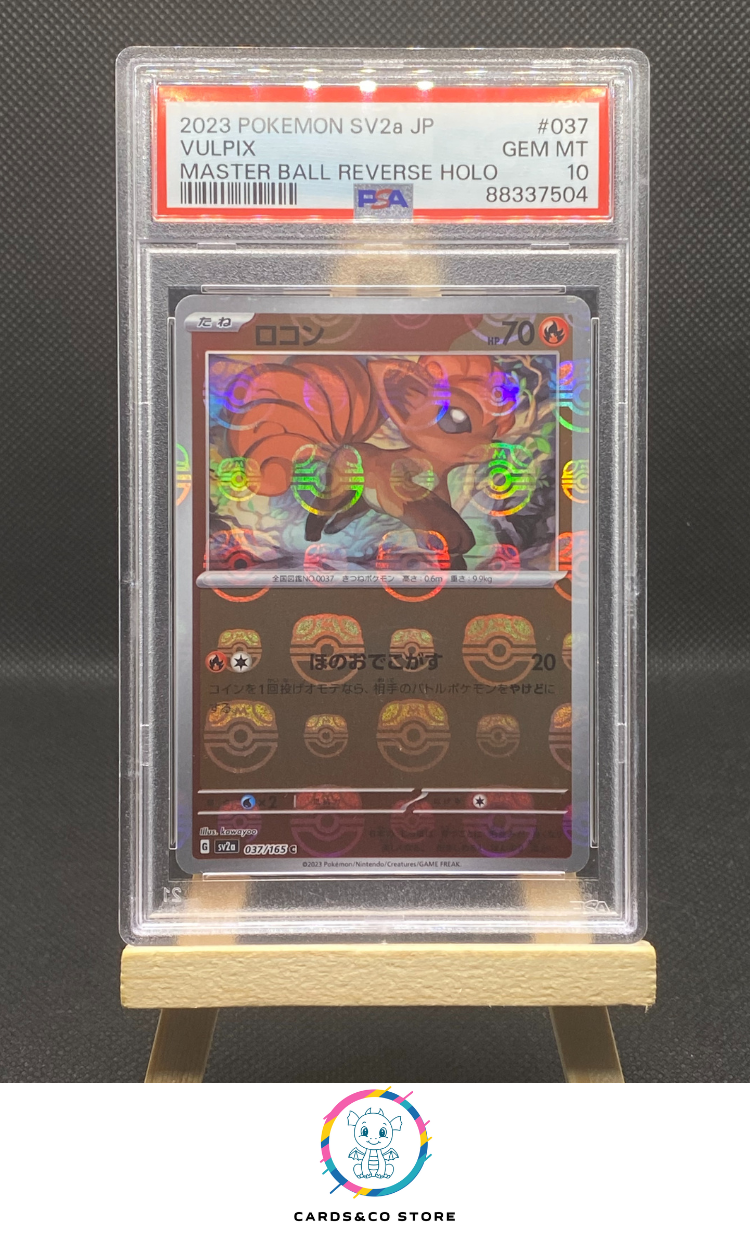 Vulpix Master Ball - JPN - PSA 10