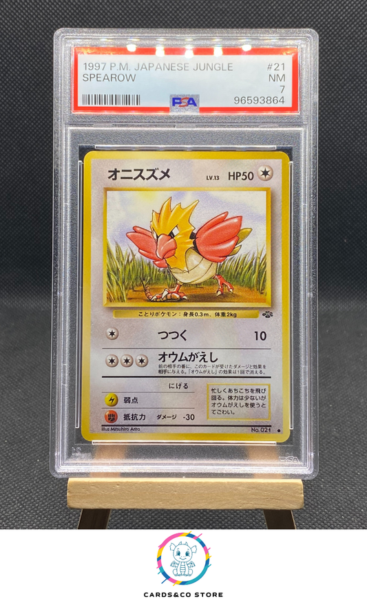 Jungle - Spearow No.021 - JPN - PSA 7