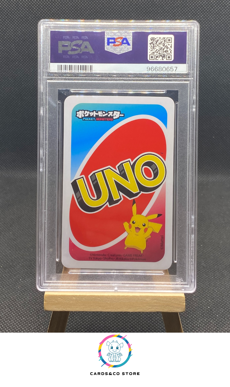 Pokemon UNO - Venusaur Red #6 - JPN - PSA 10 - dos
