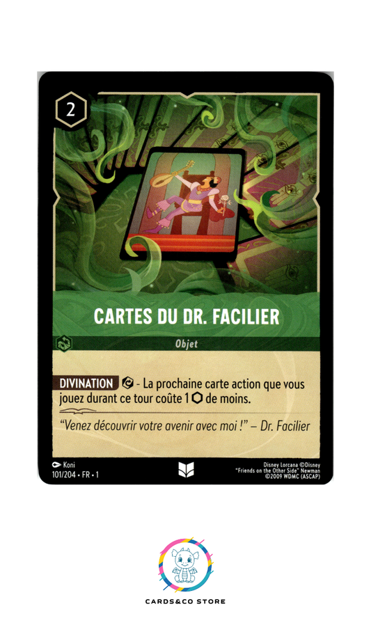 Cartes du Dr. Facilier - 101/204 - Peu commune